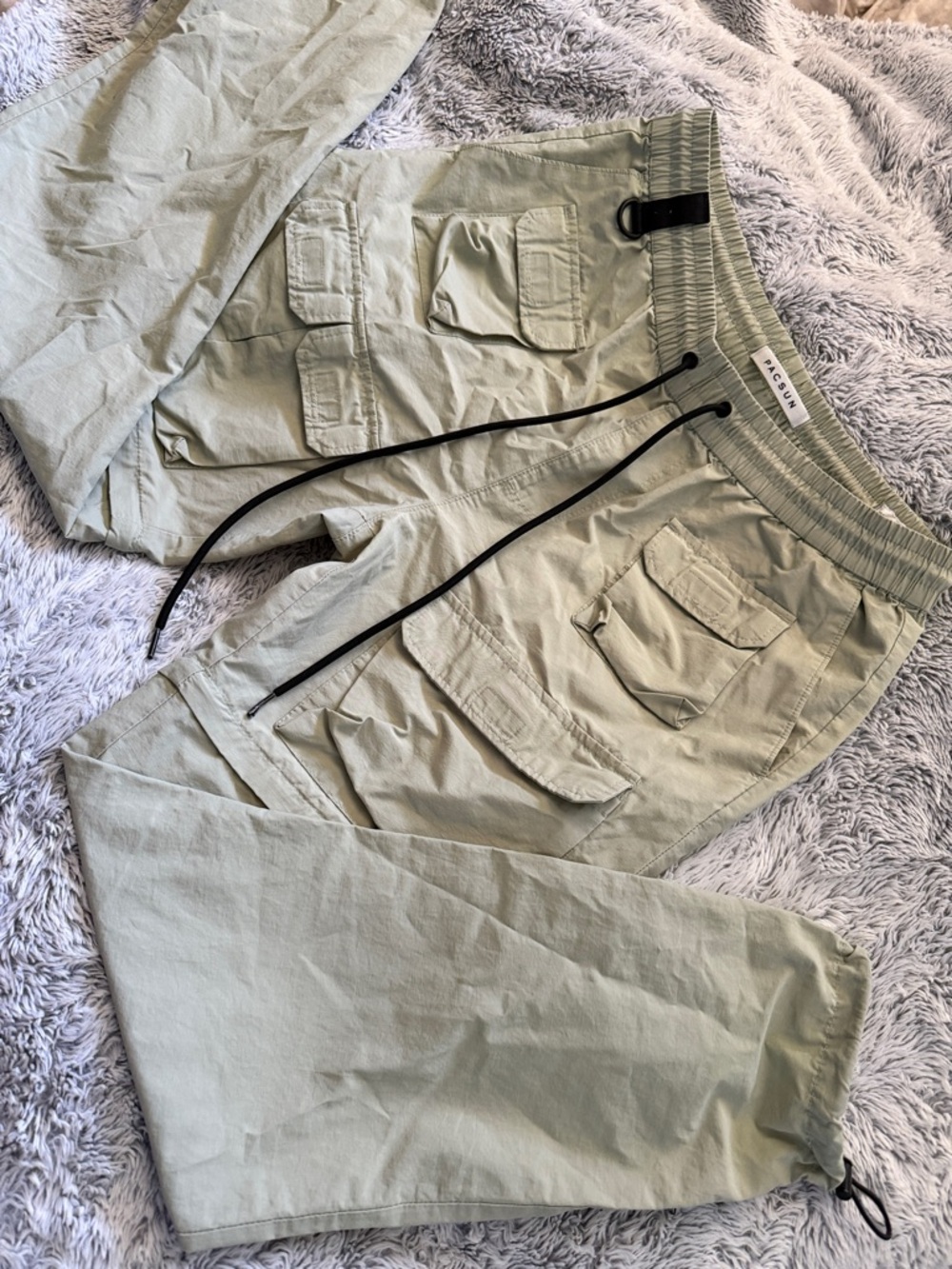 PacSun Men’s Cargo Pants with Drawstring Waist